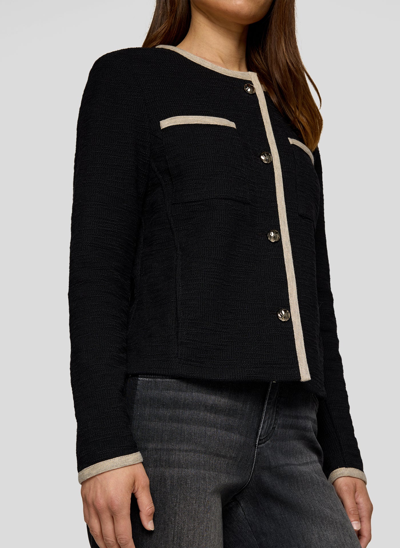 Rabe Black Tweed Jacket
