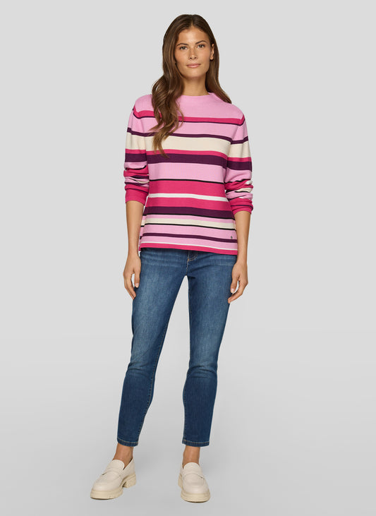RABE Pink Stripe Knit Jumper