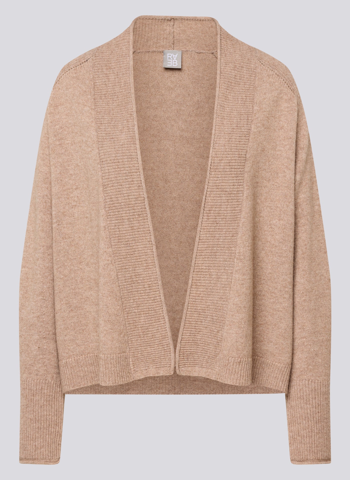 RABE Taupe Edge Knit Cardigan