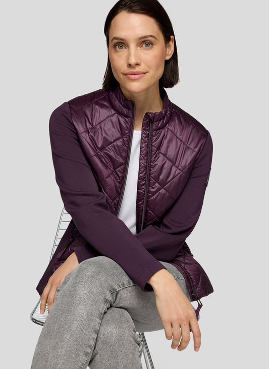 RABE Aubergine Quilt Jacket