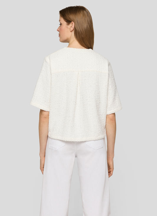 RABE Cream Button Jacket