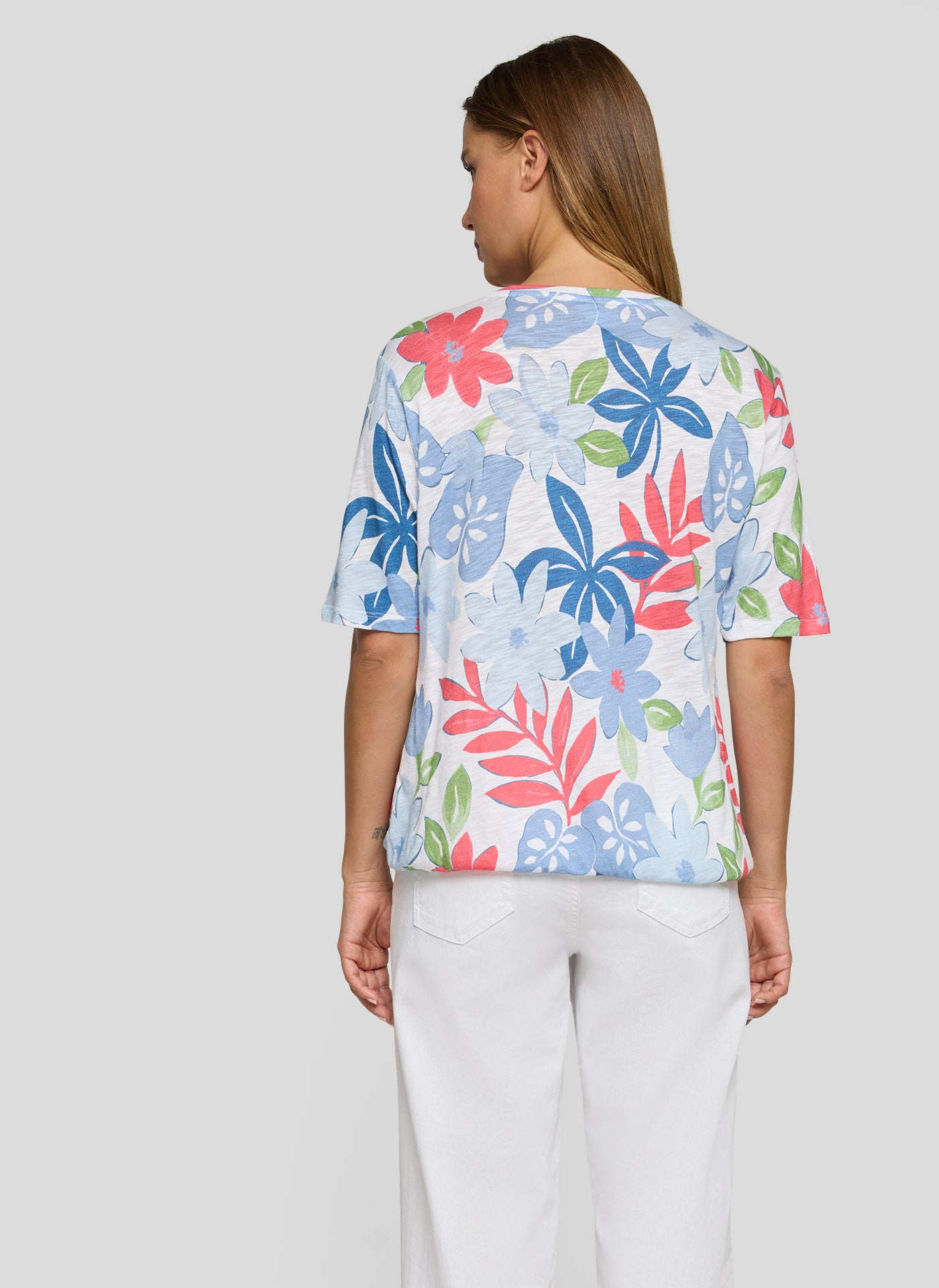 RABE Floral Print T-Shirt