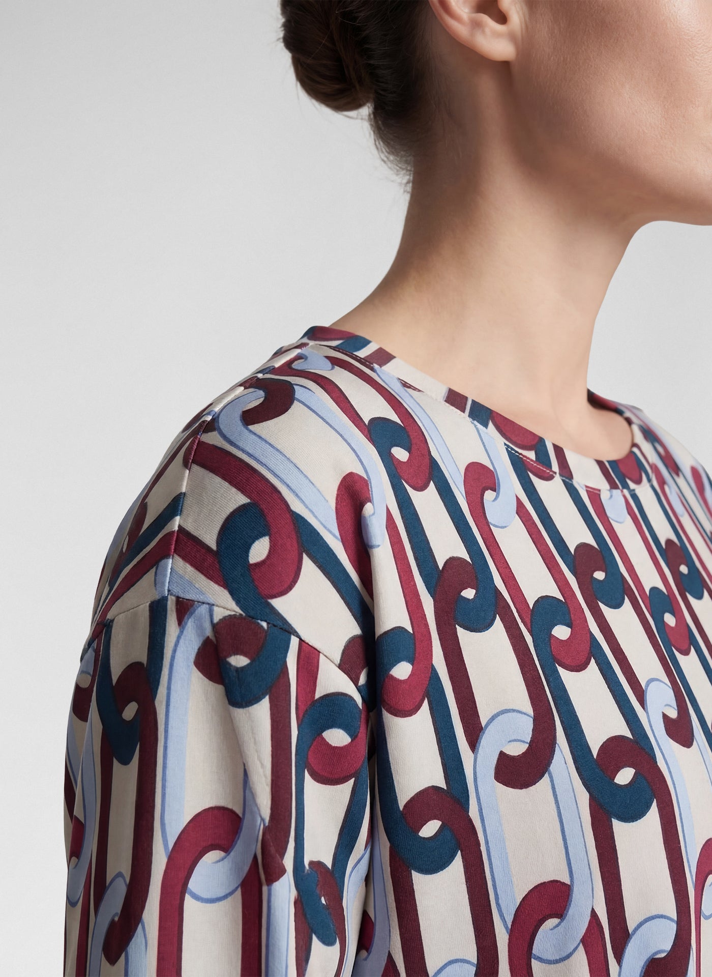 RABE Chainlink Print Jersey Top