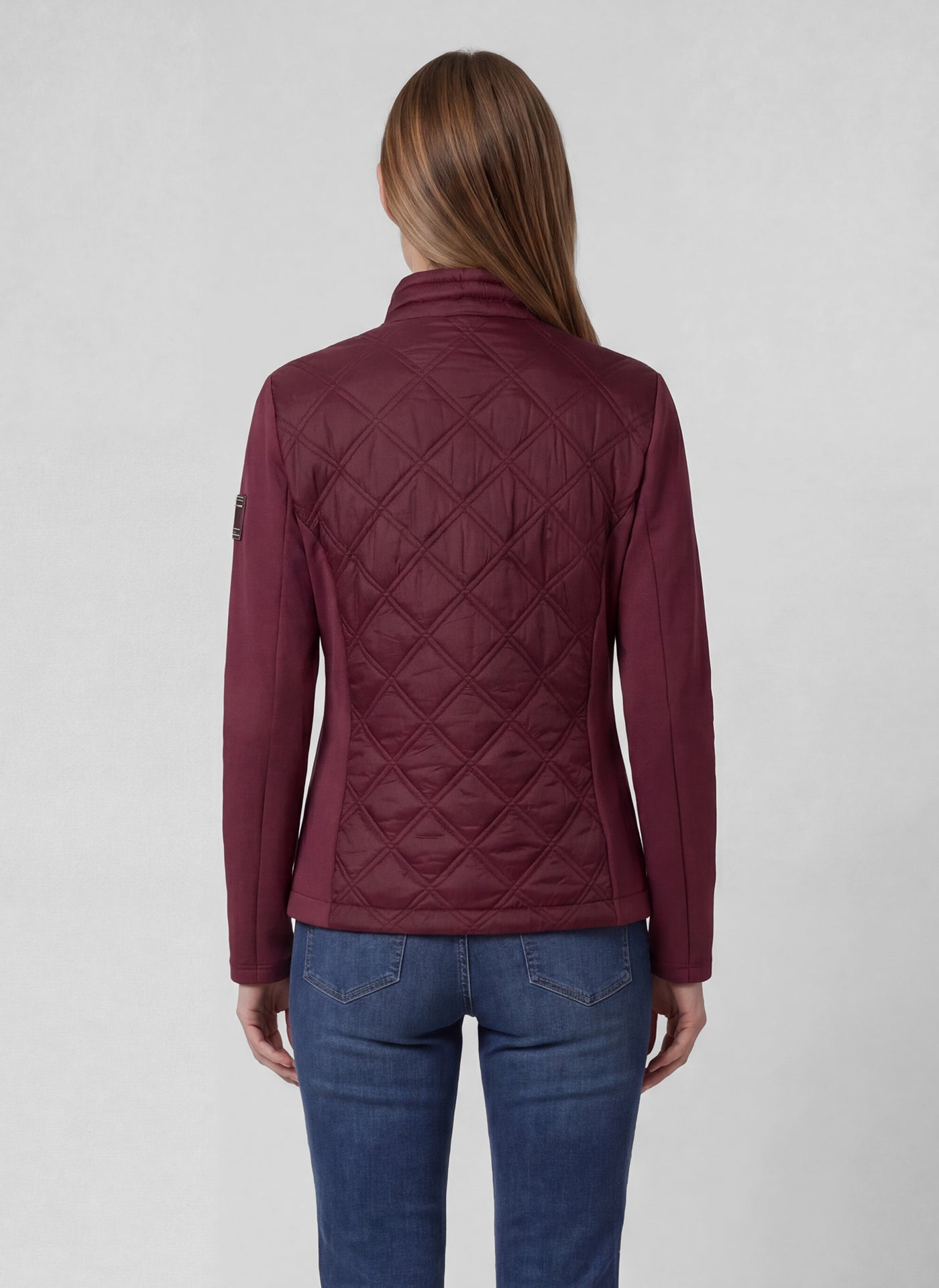 RABE Maroon Quilt Jacket
