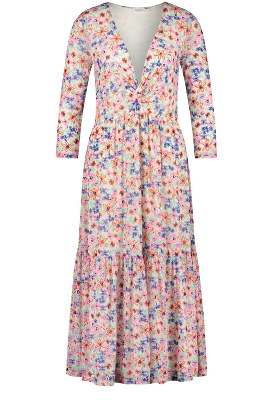 Gerry Weber V-Neck Pastel Floral Midi Dress