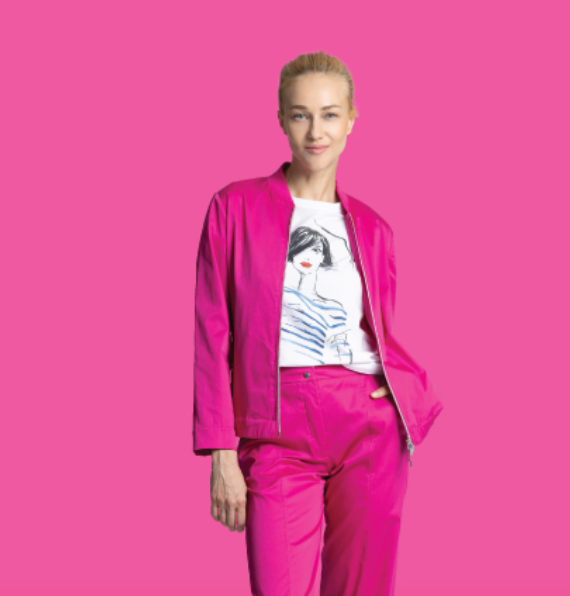 SANI BLU Femme Print T-Shirt