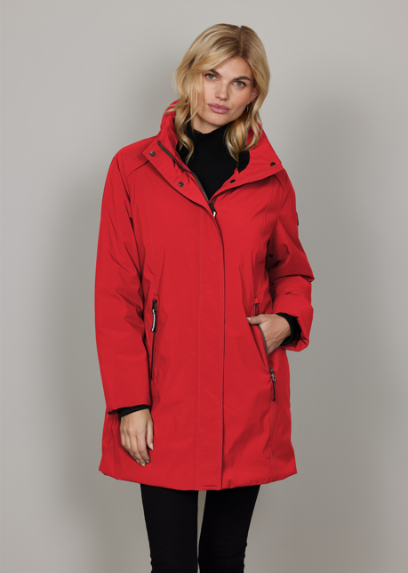 JUNGE Red Mynthe Waterproof Jacket