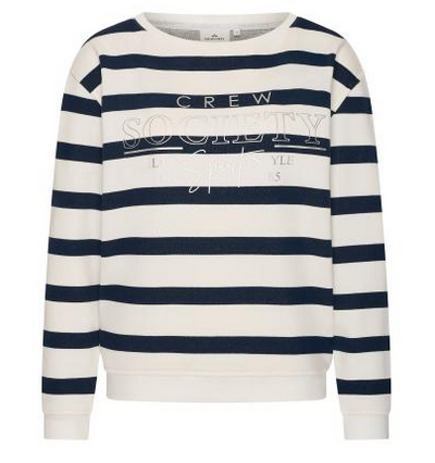 HV Society Navy Stripe Sweatshirt