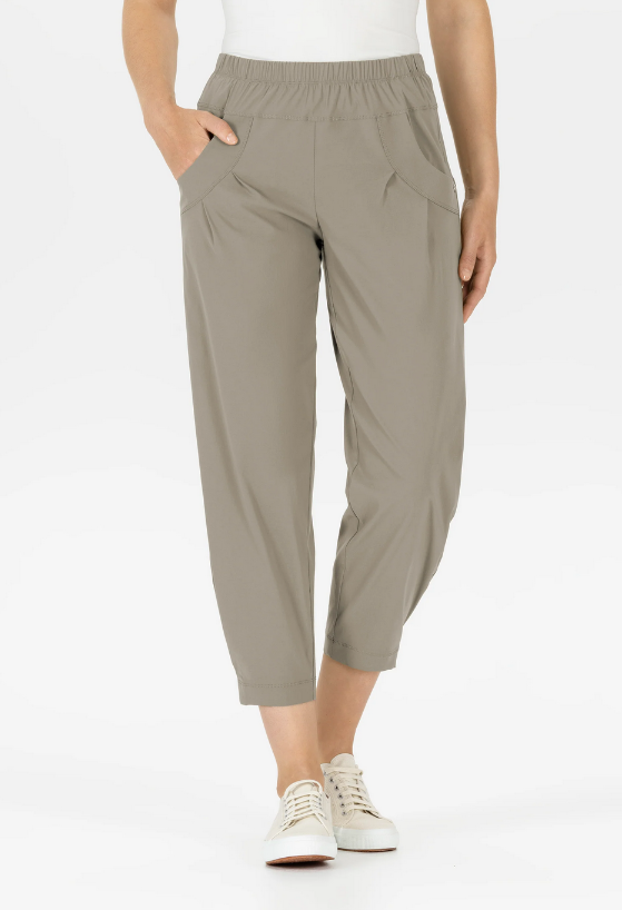 Stehmann Rachell Khaki Green Tapered Trousers