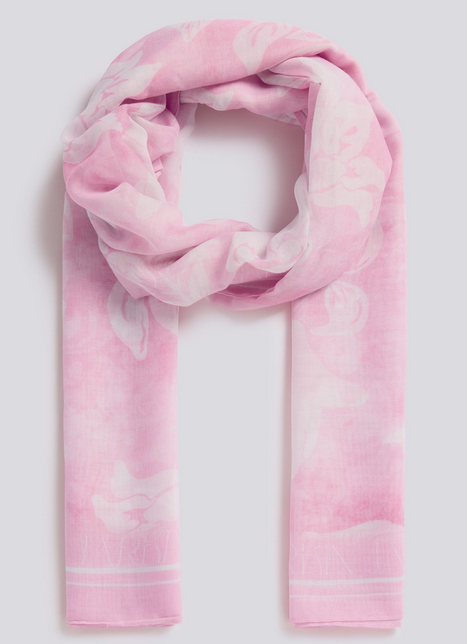 RABE Pink Floral Scarf