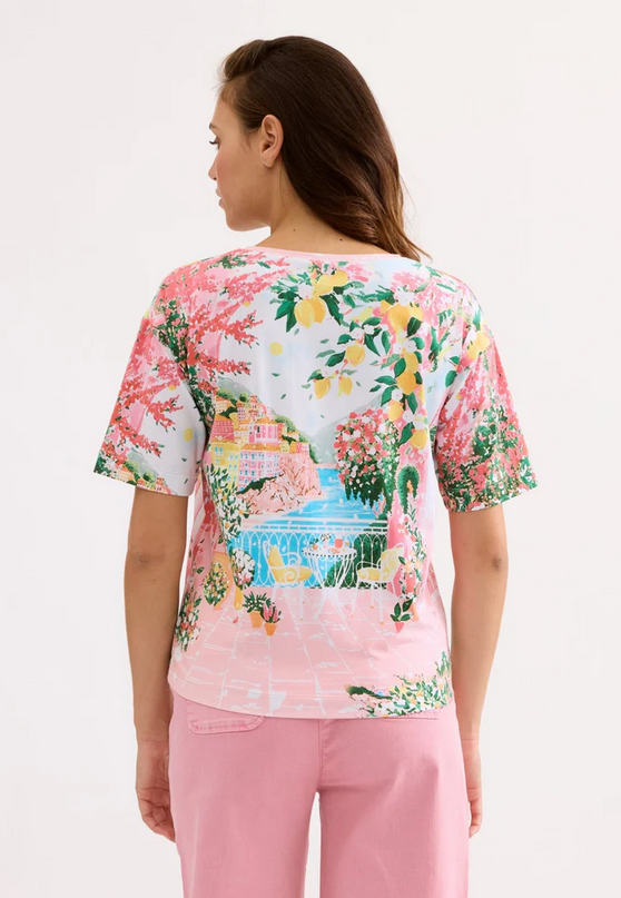 LEO&UGO Pastel Landscape T-Shirt