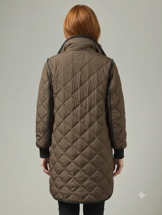 JUNGE Mocha Margrethe Quilted Jacket