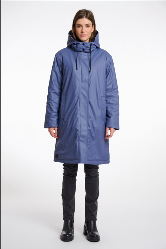 Rino&Pelle Blue Hooded Outdoor Jacket