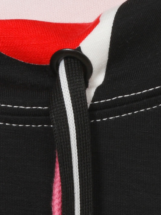 Via Appia Red and Pink Floral Print Top