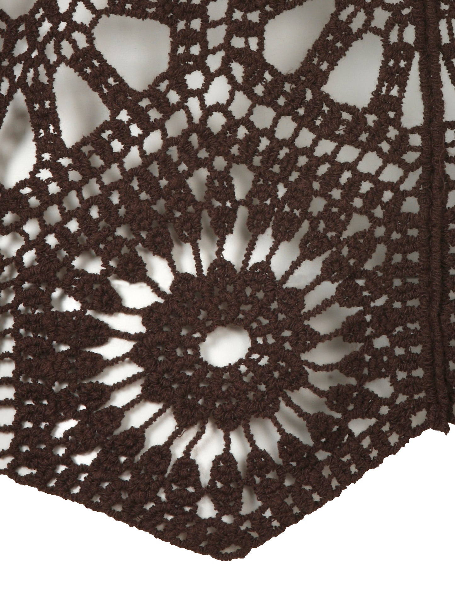 Via Appia Brown Knit Cardigan
