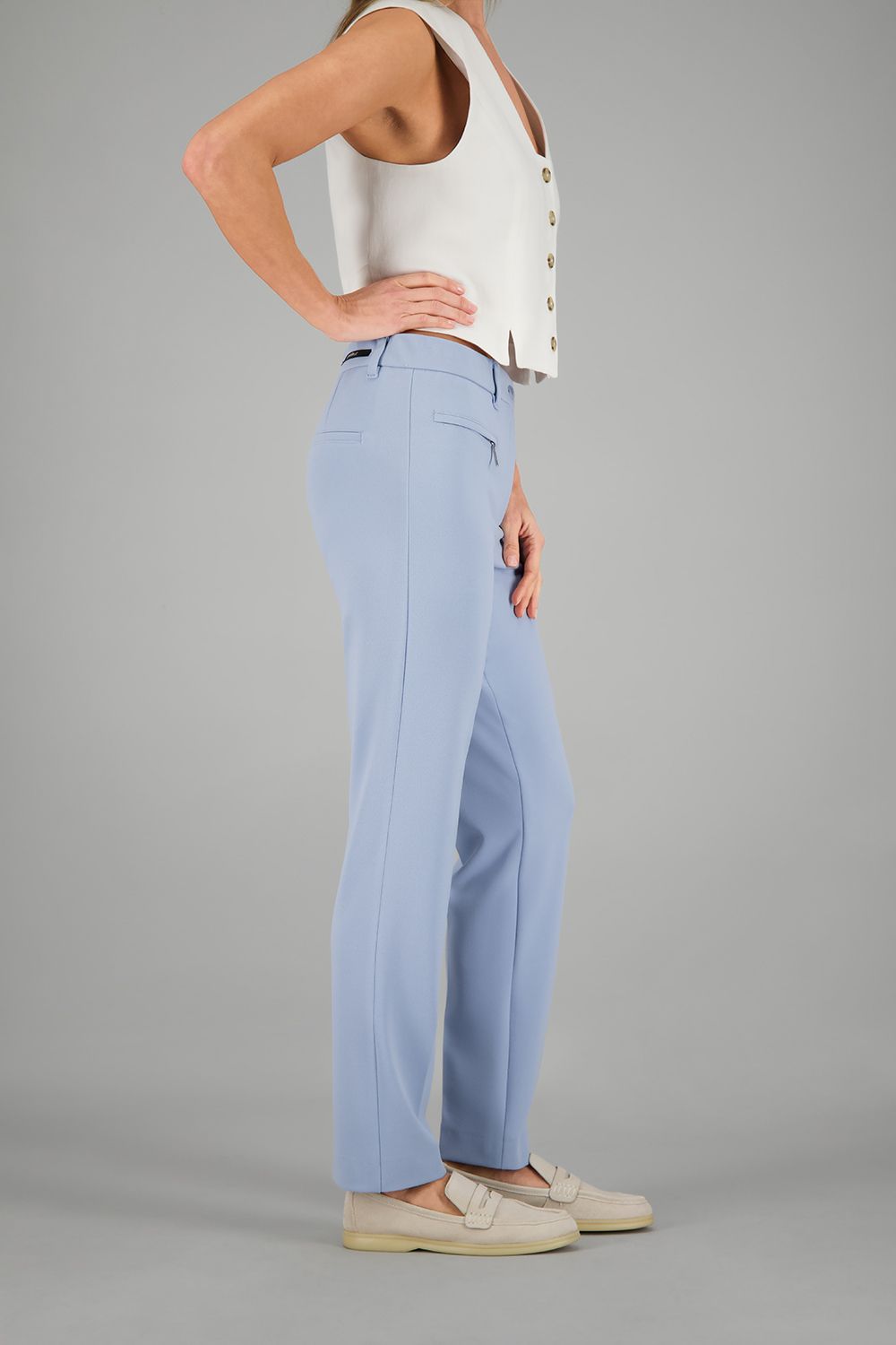 Gardeur Zene51 Sky Blue Travel Trousers