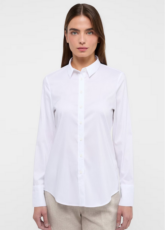ETERNA White Fitted Classic Shirt