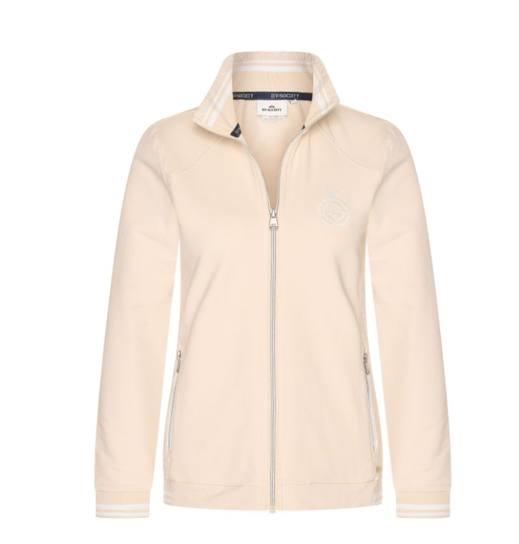 HV Society Beige Zip Up Jacket