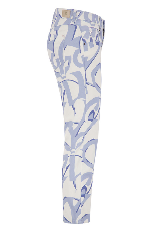 Gardeur Blue Graphic Letter Print Jean