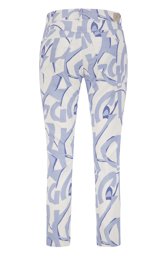 Gardeur Blue Graphic Letter Print Jean