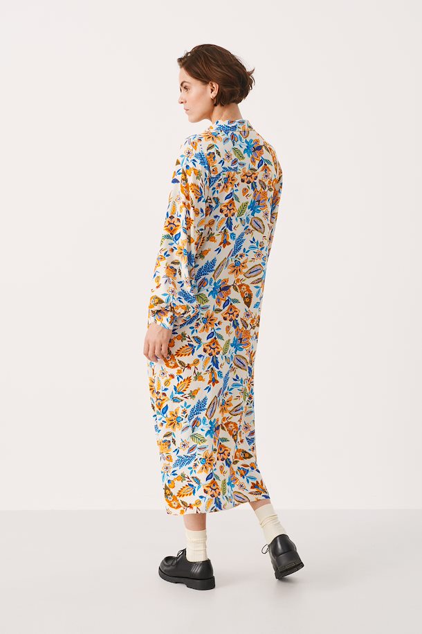 Part Two Blue Floral Dress