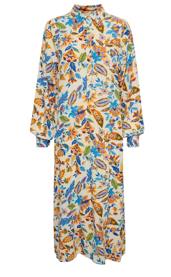 Part Two Blue Floral Dress