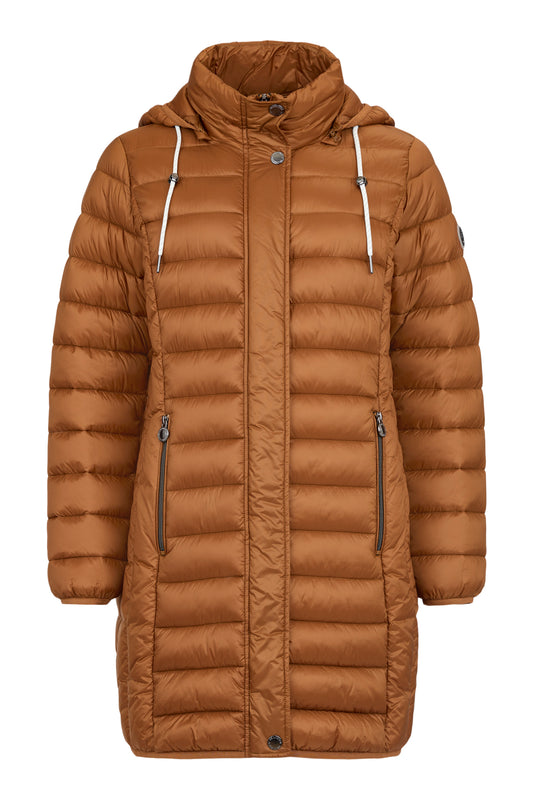FRANDSEN Brown Quilt Jacket