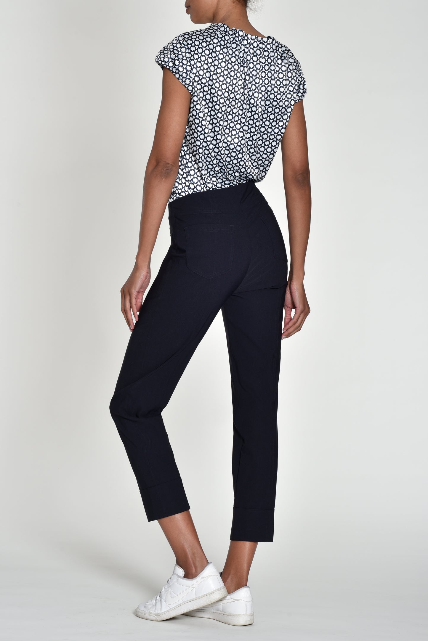 ROBELL Navy Bella 09 Trousers