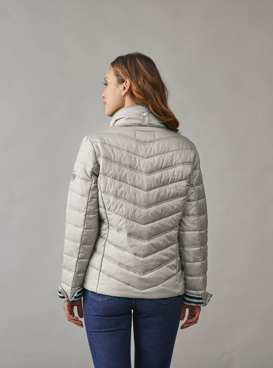 JUNGE Silver Elizabeth Padded Jacket