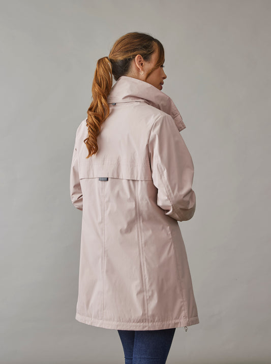 JUNGE Lina Blush Pink Waterproof Jacket