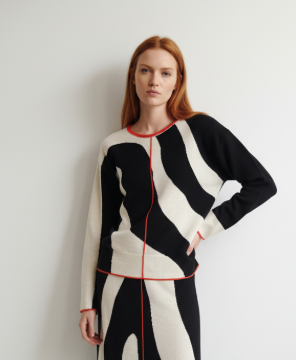 SCORZZO Monochrome Knit Jumper