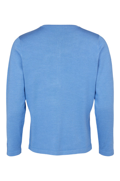 SUNDAY Blue Classic Button Up Cardigan