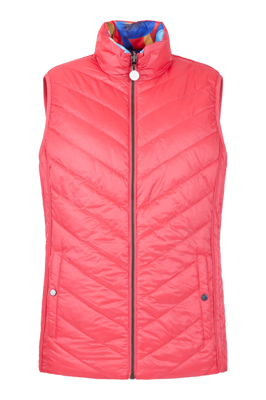 FRANSDEN Pink Reversible Gilet