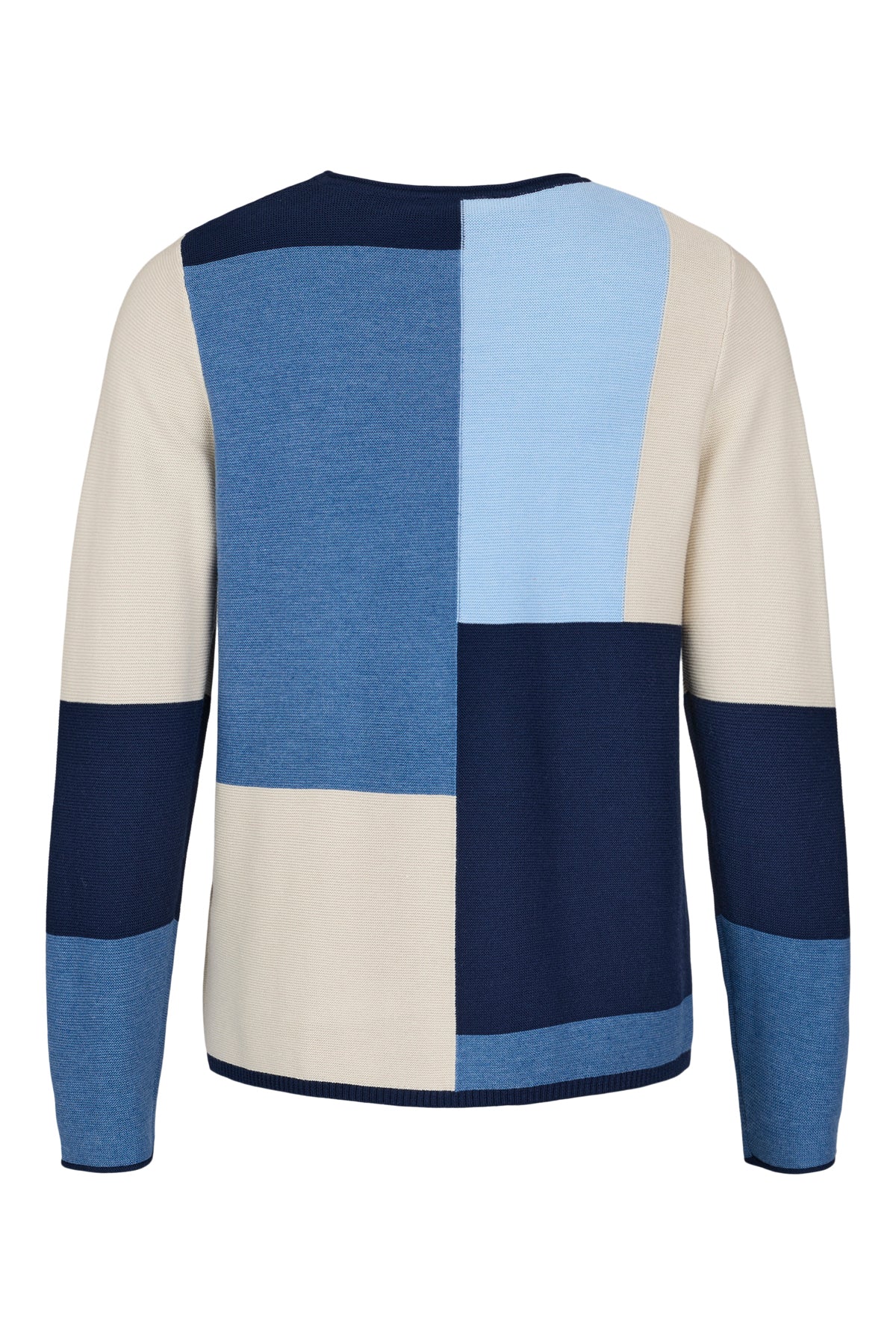 SUNDAY Blue Patch Knit Jumper