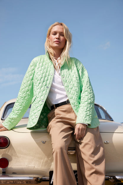 NORMANN Green Reversible Quilt Jacket