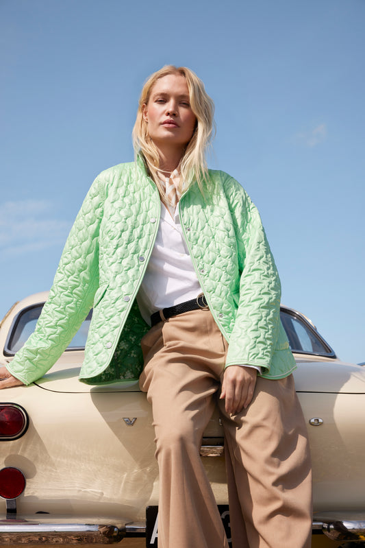 NORMANN Green Reversible Quilt Jacket