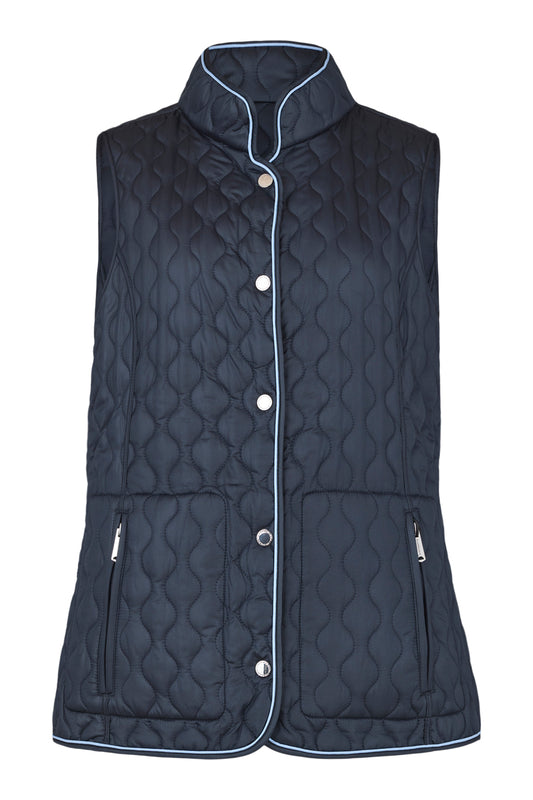 NORMANN Navy and Blue Reversible Gilet