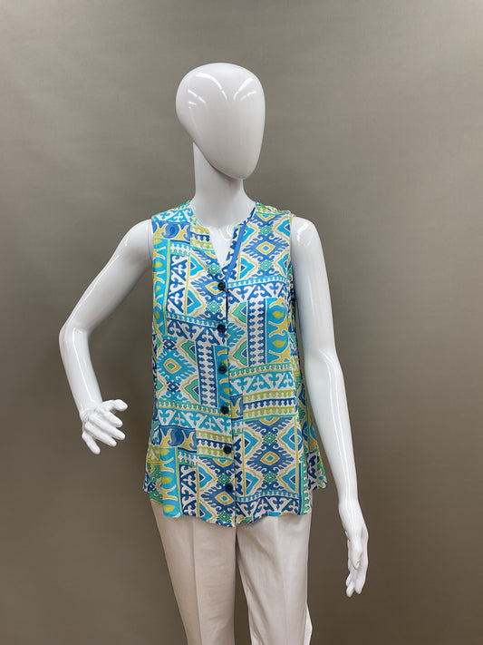 Tinta Sleeveless Blue KORI Blouse