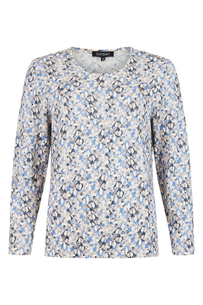 SUNDAY Supersoft Dot Print Top