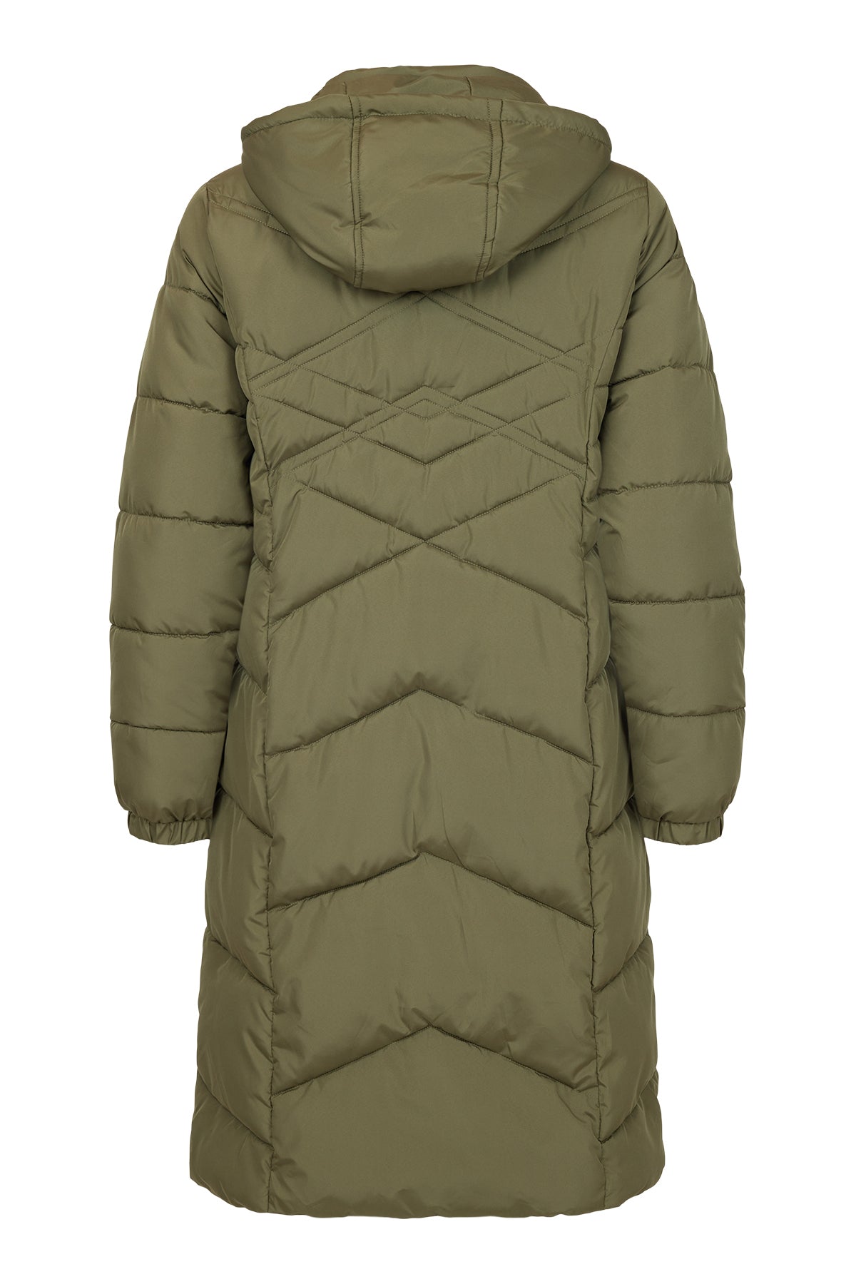 SUNDAY Olive Long Padded Jacket