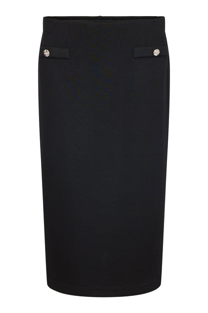 SUNDAY Black Jersey Skirt