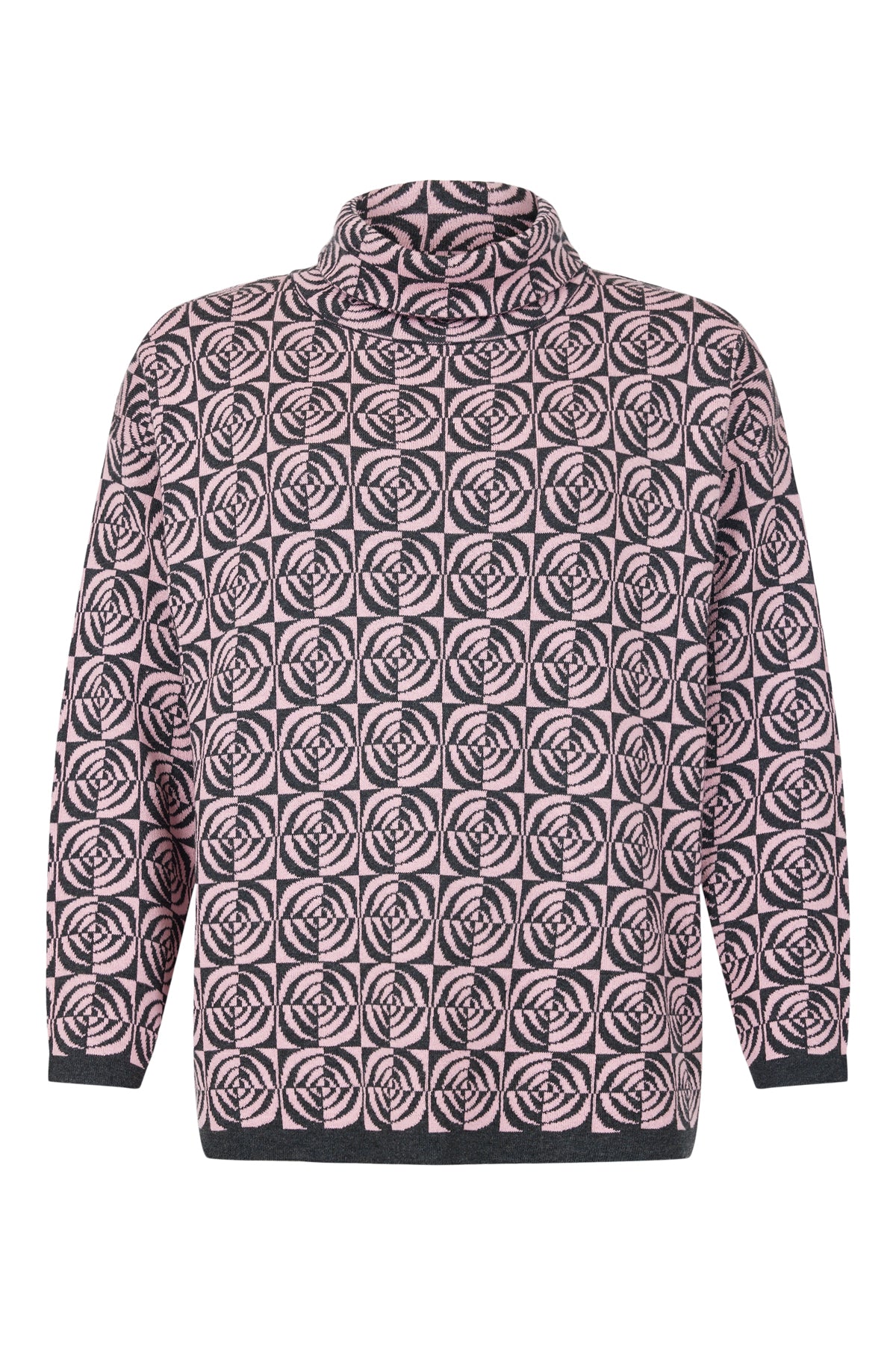 SUNDAY Pink Patterned Sweater