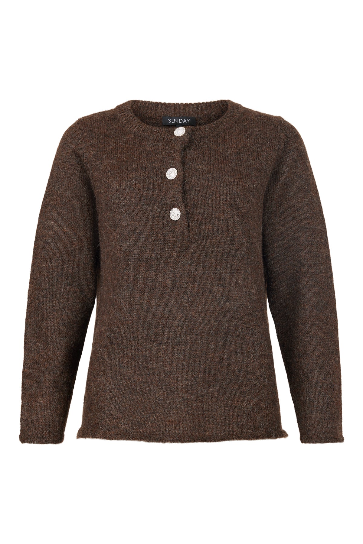 SUNDAY Brown Knit Jumper