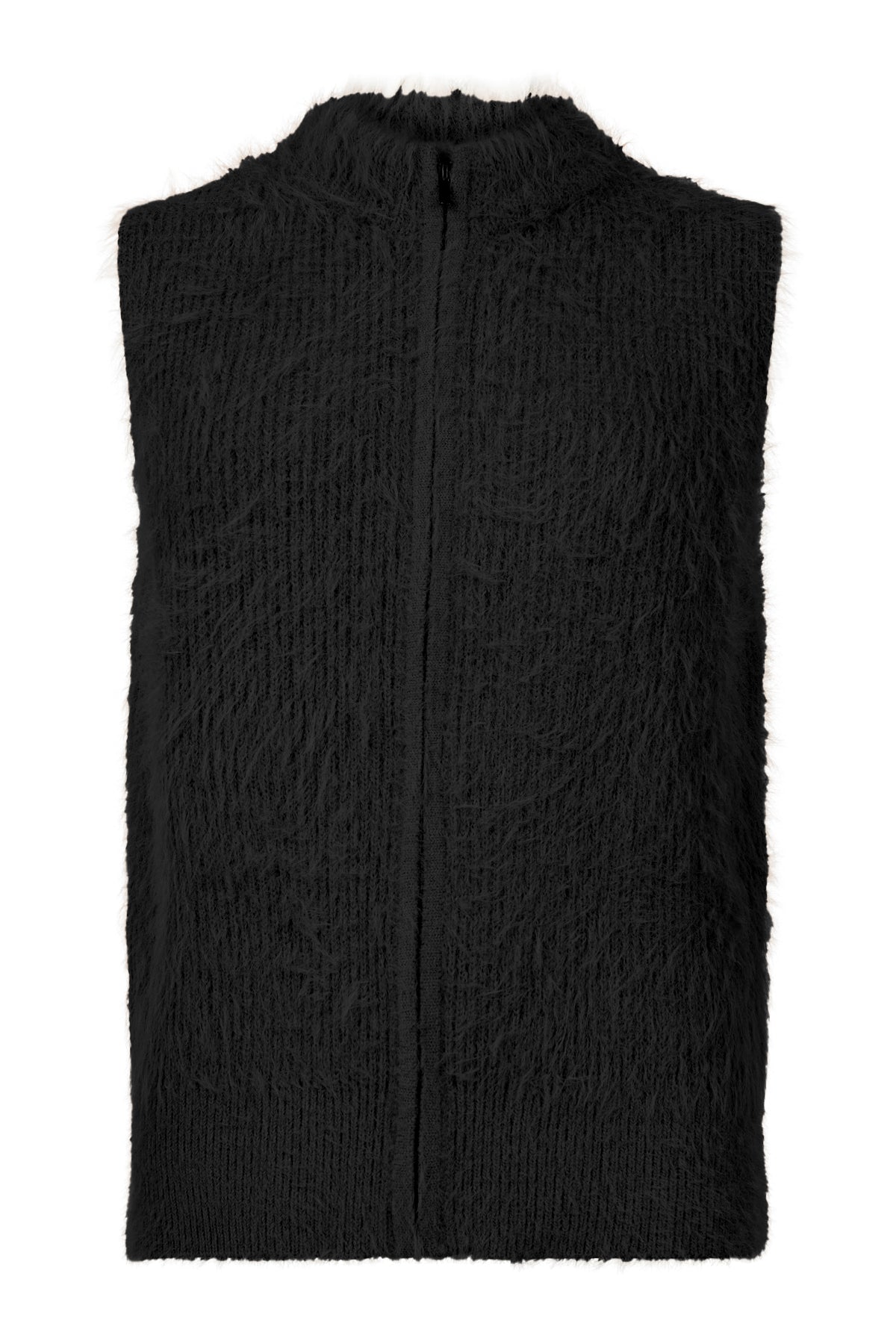 SUNDAY Black Knit Gilet