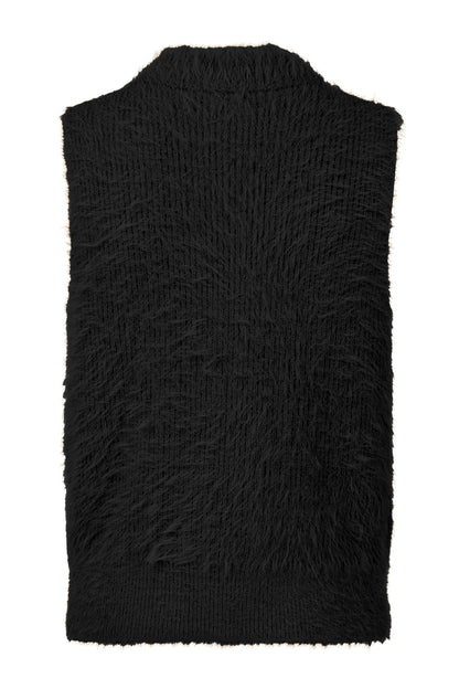 SUNDAY Black Knit Gilet