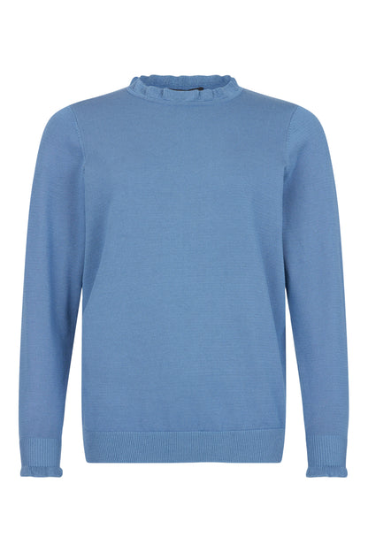 SUNDAY Frill High Neck Knit Jumper