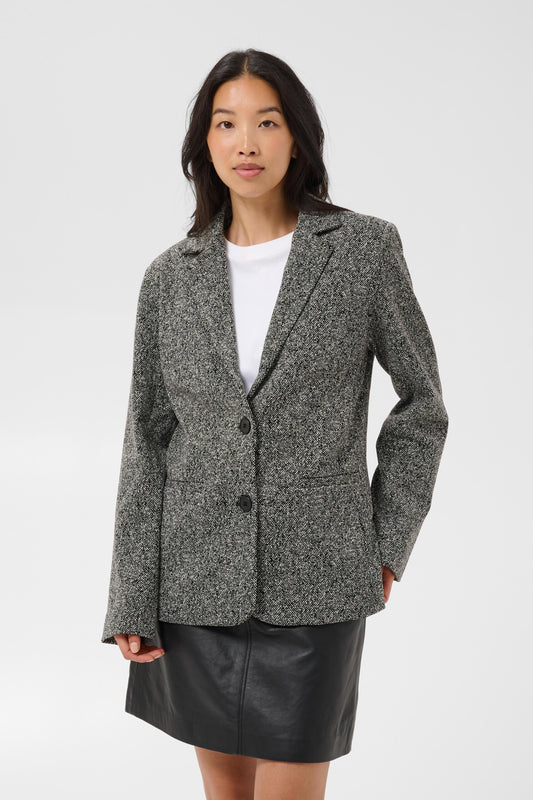 Part Two Vineke Monochrome Textured Blazer