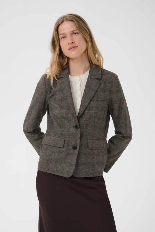 Part Two Clarissa Flecked Tweed Blazer