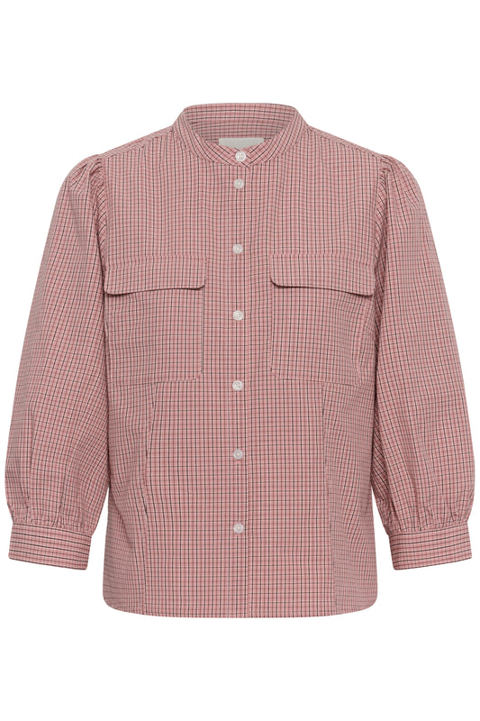 Part Two Chinette Rose Checked Shirt
