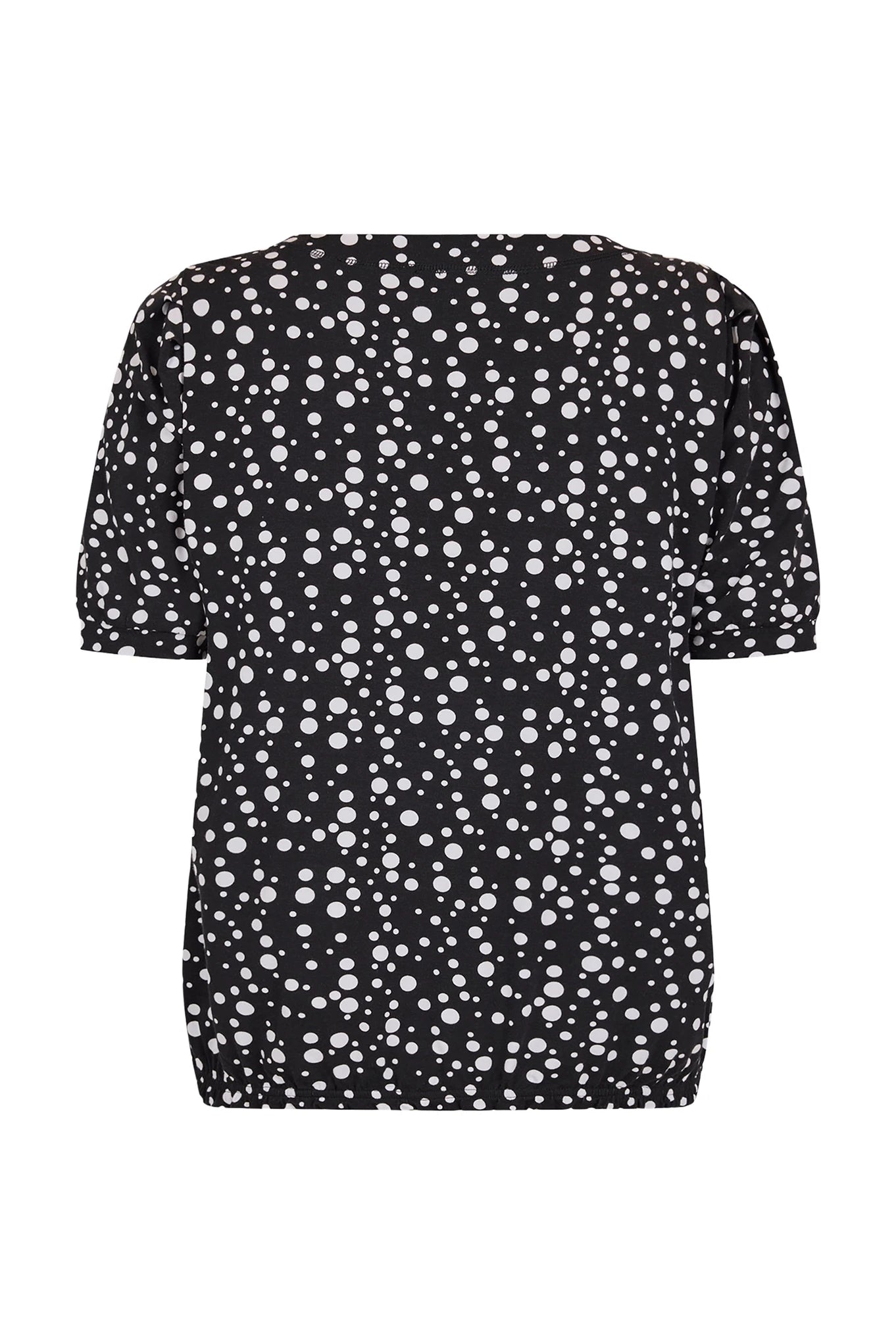 SUNDAY Black & White Polka Dot T-Shirt